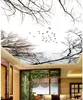 Wallpapers 3D Wallpaper TV Achtergrond De Woonkamer Plafonds Lucht Vogels Tak Plafond Landschap