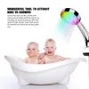 Pommeau de douche à couleur changeante, lumière Led automatique, 7 économies d'eau, décor de salle de bain, 220401 ZZ