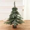 Christmas Decorations 30/45/60cm Mini Desktop Christmas Tree High Quality Simulation Christmas Tree Garland Rattan Ornament Merry Christmas Decoration 231027