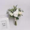 Bruiloft Bloemen Bruid Holding Simulatie Vol Sterren Roos Boeket Bruidsmeisjes Po Shoot Props Benodigdheden