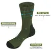 Skarpetki sportowe Yuedge Mens Willing Nacting Mid Calf Thermal Work Trekking Trekking 5 Parspack 231030