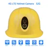 Motorradhelme GPS-Positionierung LED-Beleuchtung 4G Smart Helm Bausicherheit mit FHD 1080P-Kameras