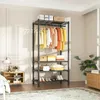 Hangers Ulif H2 Heavy Duty Clothes Rack Garment For Hanging Closet Organizers And Storage Metal Wardrobe System