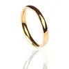 Fashionable and Minimalist 3mm Glossy Ring Simulation Hand Ornament with Inner Outer Curved Stainless Steel