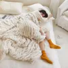 Blankets Latest High End Faux Fur Winter Warm Blanket Soft Thicken Warmth Sofa Comfortable Home For Plush Beds