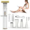 Epilatore 5 in 1 rasoio elettrico per donna rasoio per sopracciglia indolore bikini trimmer cordless depilatore per donna 231027