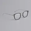 Montature per occhiali da sole Occhiali per miopia Uomo Ottica TB905 Titani Blue Light Frame Occhiali da vista decorativi per laurea maschile