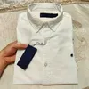 2024 Chemises pour hommes Top Petit Chemisier de broderie de cheval à manches longues Couleur unie Slim Fit Poney Vêtements décontractés Chemise à manches longues Normal Multiple Couleur S kgi22