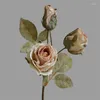 Decorative Flowers Realistic Rose Flower Exquisite Romance Decoration For Household L9BE