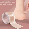 Shoe Parts Accessories 100cm Gel Heel Protector Foot Patches Adhesive Blister Pads Liner Shoes Stickers Relief Pain Plaster Grip Care Cushion 231030