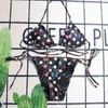 Badmode met vlinderprint Modeontwerper Sexy Pad BH Bikini's Mode Dot bedrukt zwempak uit één stuk Strandkleding