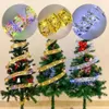 Andra evenemangsfestleveranser Aswesaw julgrandekoration 10m LED -band Fairy Lights Strings Ribbon med Navidad Year Home Decor 231030