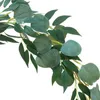 Décorations de Noël 1M 2M Eucalyptus Fleurs artificielles Guirlande pour mariage Accueil Chambre Décoration Jardin Arch DIY Faux Plante Lvy Vine 231027