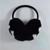 Ear Muffs Classic winter earmuffs female rabbit fleece brand fashion designer warm plush