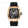 Richarmill Montre Suisse Automatique Montres Mécaniques Hommes Série Rm005 Automatique Or Rose Bracelet Montre Date Rm005 A WN-ZR9X