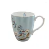 Tasses en gros tasse à thé tasse en porcelaine blanche or fin céramique japonaise