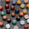 Charms Natural Stone Halloween Pumpkin Crystal Pendant For Jewelry Making Crafts Diy Earring Necklace Handmade Accessories D Dhgarden Dhjd7