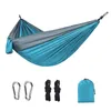 Camp Furniture Single Person Camping Hammock Outdoor Contrasting Colors Bright Parachute Nylon 210T With Tree Rope Easy To Use 231030