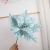 25cm New Simulated Christmas Flower Decorative Flower Creative Small Ornaments Christmas Hanger Scene DIY Layout Wholesale