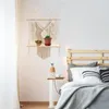 Tapisseries bohème macramé étagères suspendues Boho décoratif rustique bois plantes flottantes avec corde tissée à la main