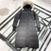 Puffer Cananda Goosewomen's Canadian Down Jacket Women's Parkers vinter i mitten av längden över knä huva tjocka varma gooses rockar kvinnliga70259