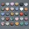 Stone 20Mm Hand Carved Heart Mascot Crystal Natural For Necklace Making Pendants Carving Gemstone Star Healing Mineral Decor Dhgarden Dhesm