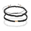 Charmarmband bohemiska färgglada rispärlor uppsättningar för kvinnor handgjorda flerskikts glas pärlor elastiska armband party smycken tillbehör