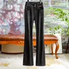 Jeans pour femmes décontracté taille haute extensible mince évasé femme automne et hiver mode polyvalent simple pantalon mince spectacle longueur de jambe 2023