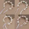 Hair Accessories Children's Wreath Band Headdress Elegant Princess Super Fairy Head Flower Girl Pearl Forest Accessory Boy Crown