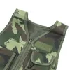 Vestes de chasse, gilet résistant à la traction, réglable, haute densité, tissu Oxford 600D pour enfants, avec 4 poches pour faire du vélo