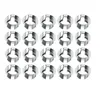 Kitchen Faucets 20 Pcs Overflow Ring Drain Bath Sink Cover Trim Ceramic Basin Stopper Sanitary Bathroom Accessory