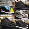 Designer-Schuh-Herren-Turnschuhe, Damen-Trainer, High-Top-Nietenschuh, Nieten-Spikes-Turnschuhe, Gummi-Plattform-Trainer, Wildleder-Leder-Sneaker, Luxus-Schuhe