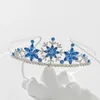 Haaraccessoires Zoete delicate sneeuwvlok Rollenspelaccessoire Kristallegering Koreaanse stijl Tiara Kinderhoofdband Kinderkroonband