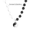 Pendant Necklaces Yin Yang Taichi Necklace Amulets Jewelry Fashion Sweater Chain F19D