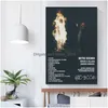 Schilderijen Esthetische Pop Rap Zanger Muziek Album Canvas Schilderij Hip Hop Savage Posters En Print Muur Kunst Jongens Woonkamer decor W06 Dhc2A