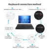Combinaison clavier et souris pour ordinateur de bureau, combinaison Bluetooth et sans fil, adaptée à Windows, ordinateur portable, tablette Android 231030