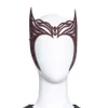 Superheroine Scarlet Cosplay Witch Nekury Wanda w Multiverse of Madness Costume Mask Red Tiara Superhero