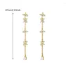 Boucles d'oreilles cerceau HIMEISANG plaqué or pour femmes, Style Boho, Piercing, bijoux de styliste, vente en gros