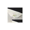 Handkerchief Women Cotton Flower Embroidered With Lace Ladies Hankies 1325 Drop Delivery Home Garden Textiles Dhzgw