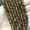 Natural Agates Lapis Lazuli Tiger Eye Stone Spacer Loose Flat Beads For Jewelry Making Diy Bracelets Necklace Accessories 2*6mm Fashion JewelryBeads