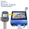 2024 ICE 808NM Permanent Diode Laser Hårborttagningsmaskin Hudföryngring Lazer Diode 755 1064 808 Tre vågor