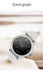 Moda relógio inteligente v33 1.09 polegada display hd bt chamada temperatura corporal esportes reloj smartwatch para mulher senhora pulseira