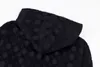 xinxinbuy Men designer Hoodie Sweatshirt Letter jacquard fabric long sleeve women blue Black white orange S-3XL