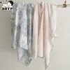 Decken Babydecke, Blumenmuster, weicher Baumwoll-Musselin, Born Swaddle Wrap, Empfang, schnell trocknendes Badetuch, Kinderwagenbezug