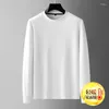 Men's T Shirts Arrival Fashion Long Sleeve High Quality Underlay Micro Collar Double Sided Plus Size XL-3XL4XL5XL6XL7XL