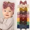 Acessórios de cabelo bebê menina arco headband para crianças nascidos turbantes bebês veludo grande bowknot headbands infantil