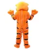 Boże Narodzenie Tiger Mascot Costumes Halloween Fancy Party Sukienka Mężczyźni Kobiety Kreskówka Posta