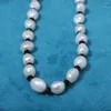 Catene Perle d'acqua dolce naturali Isolamento irregolare del riso Perline sfuse per la creazione di gioielli Fai da te Collana con ciondolo Accessori per braccialetti Regalo