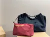 Vintage Luxury Lady Designer Sacs Sac à bandoulière bleu foncé Designers Shopping Totes Denim Sac à main Femme Fourre-tout moyen Portefeuilles Nouvelle mode Sacs à main causals Grande capacité