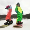 Other Sporting Goods Children s Ski Suit Cartoon Dinosaur Male And Female Students Winter Single Double Set Equipment Snow Fie 231030